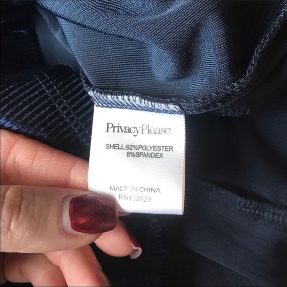 Privacy Please Sapphire Velvet Margot Mini Dress Size XS NEW - Picture 6 of 9